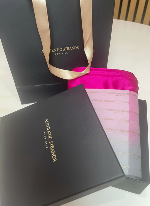 Magenta 100% Pure Mulberry Silk Scarf
