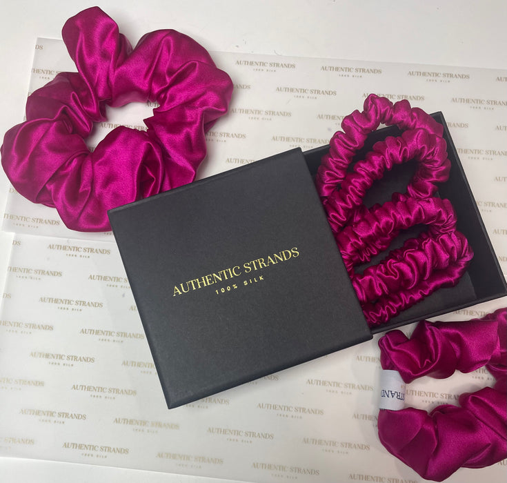 Magenta 100% Pure Mulberry Silk 30 momme