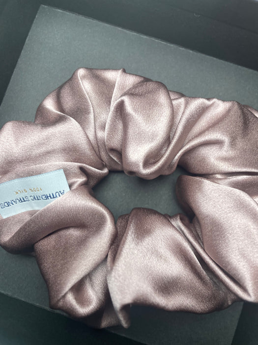 Antique Rose 100% Mulberry silk Scrunchies