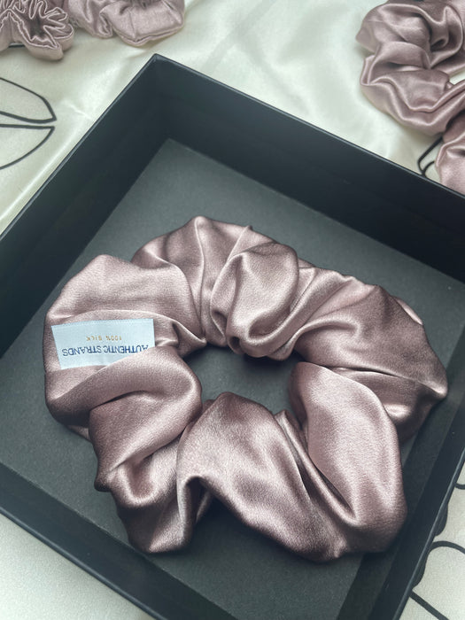 Antique Rose 100% Mulberry silk Scrunchies
