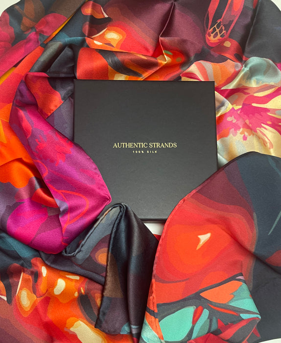 Design Woman 100% Pure mulberry Silk Scarf