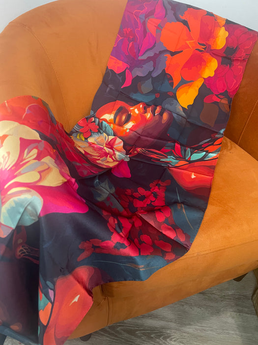Design Woman 100% Pure mulberry Silk Scarf