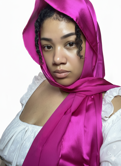 Magenta 100% Pure Mulberry Silk Scarf