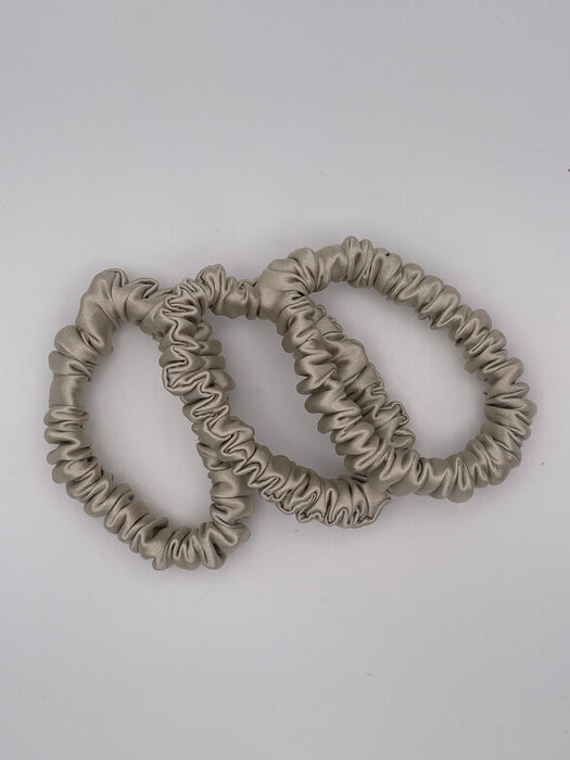 Pearl 100% Mulberry Silk Scrunchies