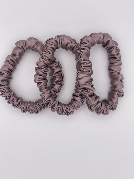 Antique Rose 100% Mulberry silk Scrunchies