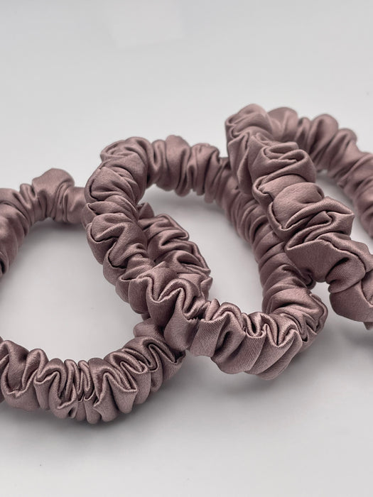 Antique Rose 100% Mulberry silk Scrunchies