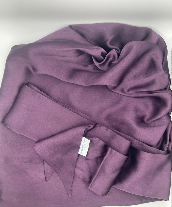 Plum Turban 100% Mulberry Silk