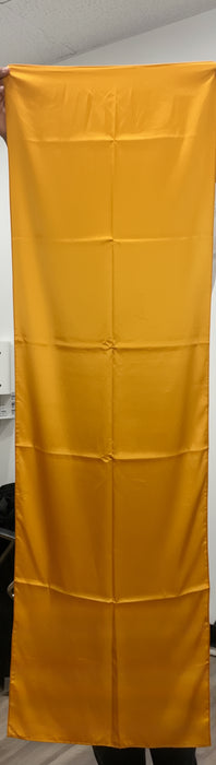 Amber Yellow 100% Mulberry Silk hair Scarf 19 momme